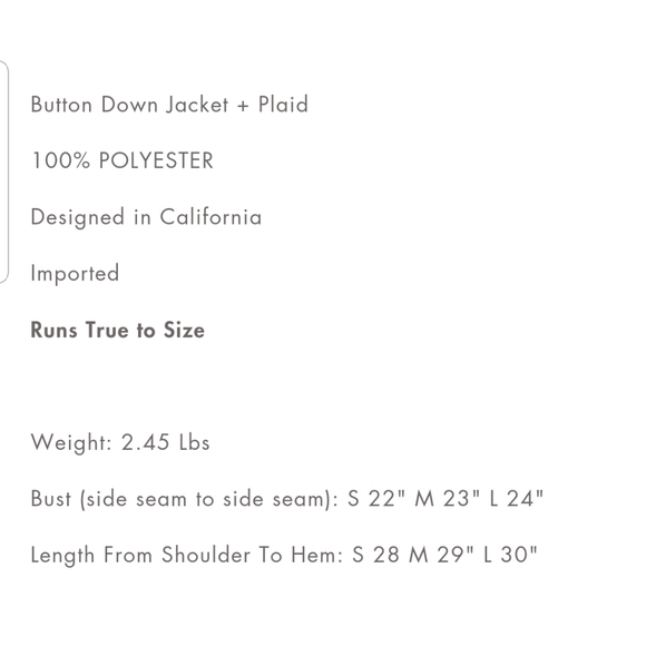 BLACK AND WHITE BUTTON DOWN PLAID JACKET - Picture 6 of 6